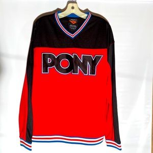 Pony For Ever 21 Men Pullover Athleticism Longsleeves Activewear SkateTeam Shirt